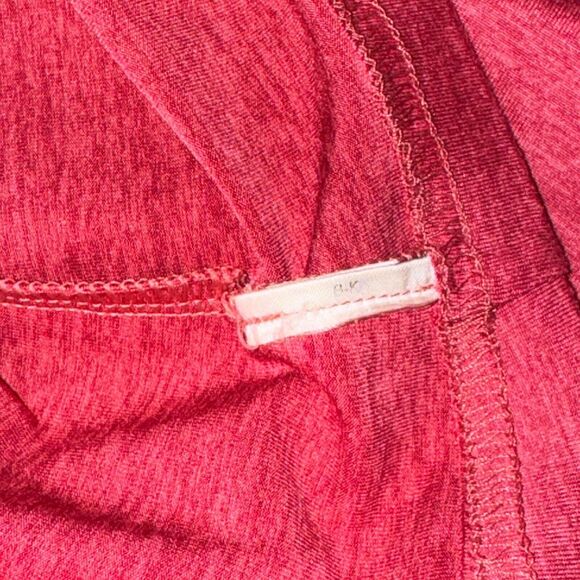 Patagonia Seabrook Bandha Dress Womens Size S Heather Red Twist Front S/S V Neck - Picture 6 of 6